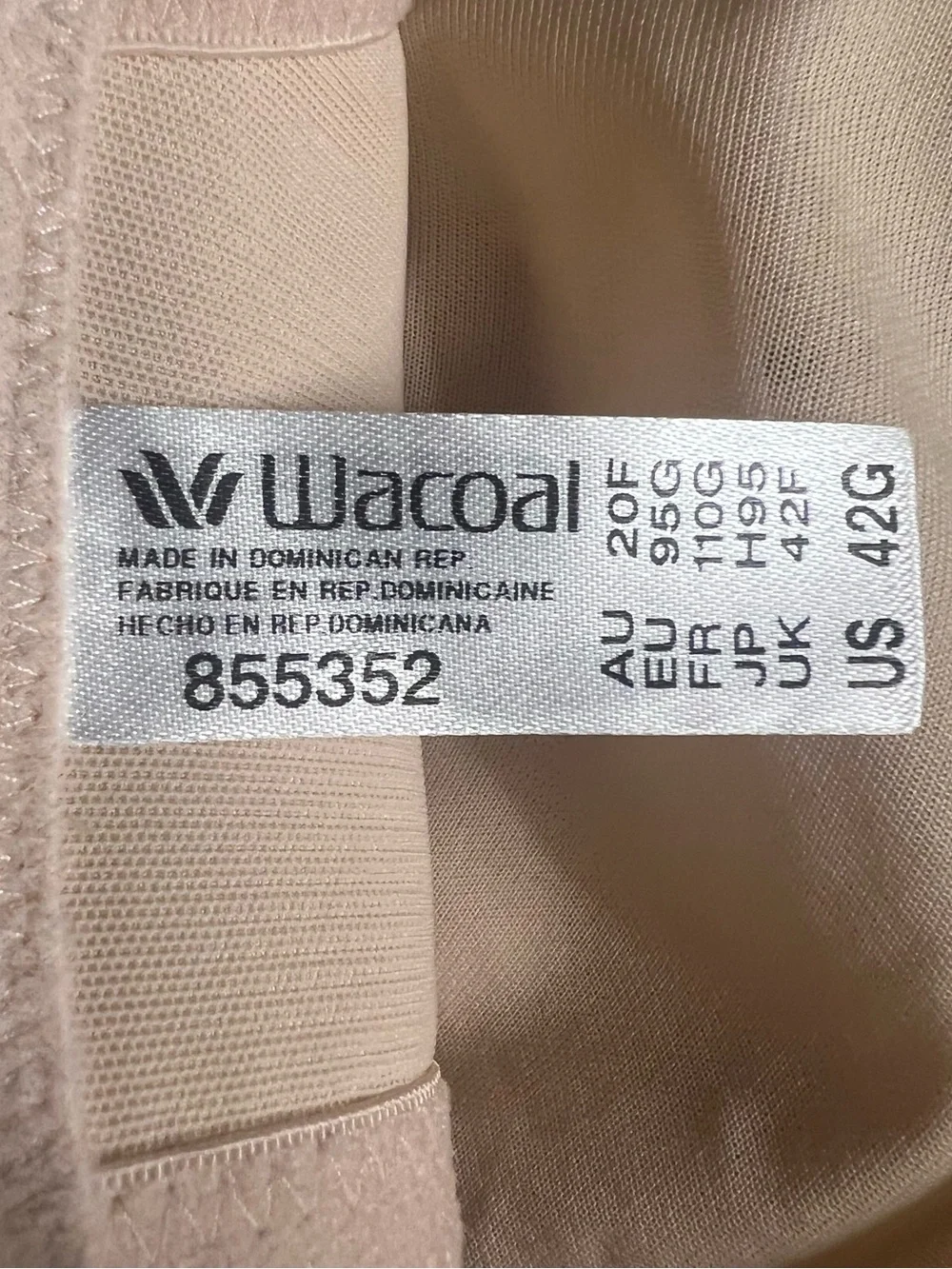 •Wacoal 42G High Standards Underwire Bra! NEW!